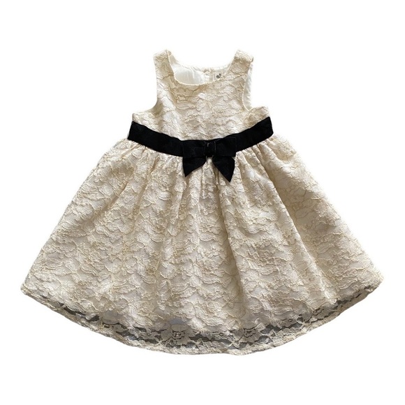 CHEROKEE-CREAM COLOR DRESS-GIRLS SIZE 4 - Picture 1 of 9